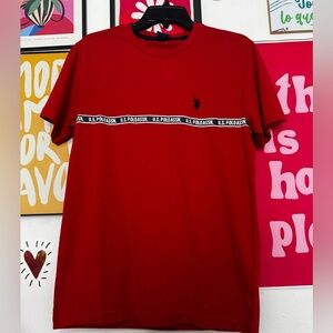 U.S. POLO ASSN. Men’s T-Shirt - Size S - Red - NEW with Tags